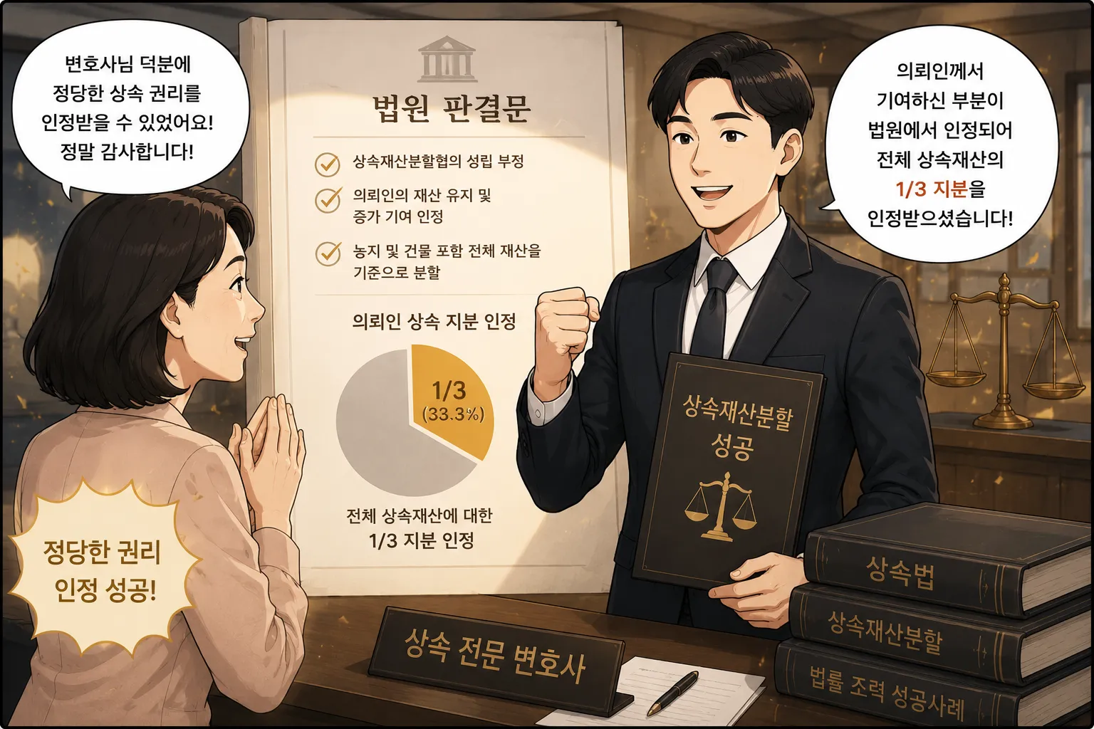 상속재산분할심판청구 법무법인 대륜 상속변호사 기여분 입증 성공 사례