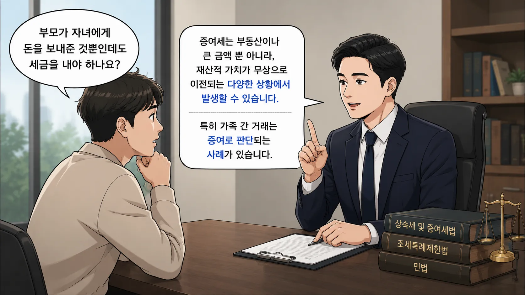 증여세세무상담 증여 개념 과세 여부 법적 검토