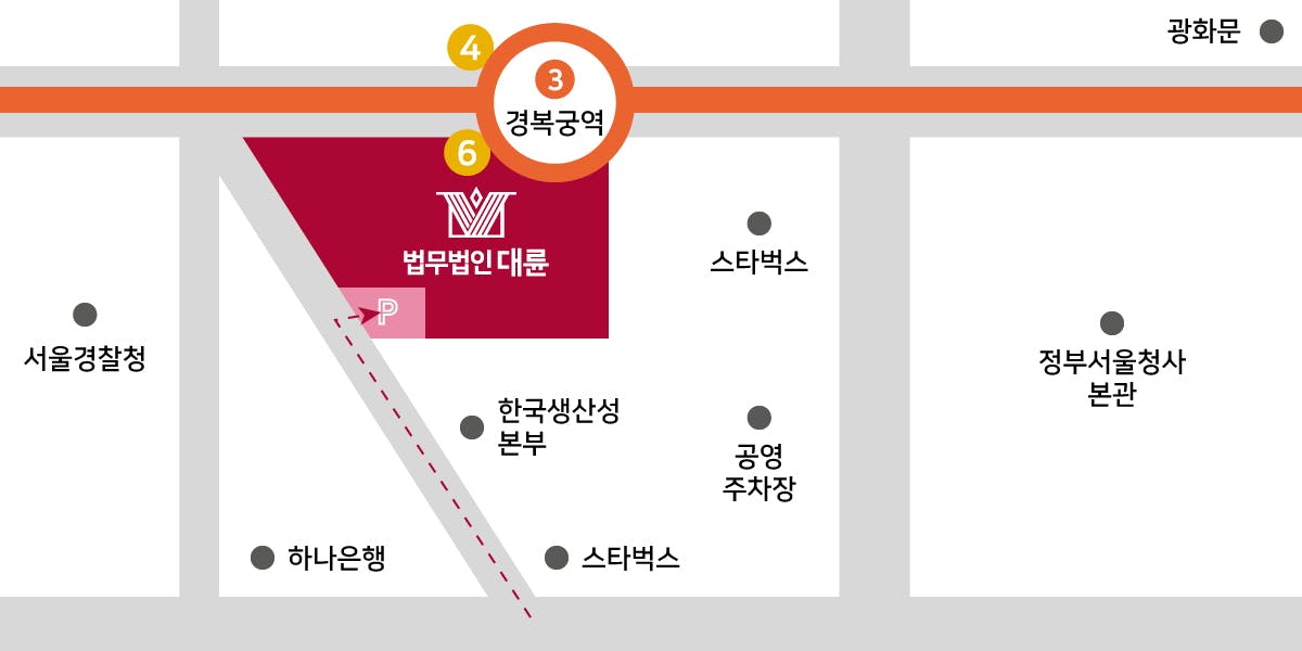 서울본부(종로법무법인) 주차 안내 :건물 주차장